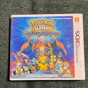 *NO GAME* Nintendo 3DS Pokémon Super Mystery Dungeon Case Only